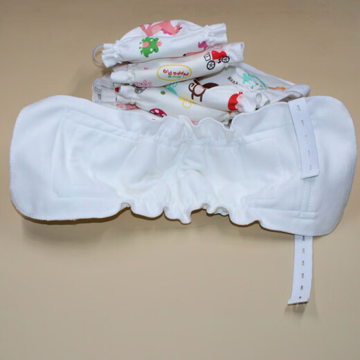 Pantalones de pañales Aoyanlai Spring y verano recién nacido Bebé puro algodón puro algodón transpirable para bebés pañales impermeables pañales pantalones de pañales 3 paquetes versión de actualización sin resistencia al agua d s (5-12Jin [Jin equivale a aproximadamente 0.5 kg])