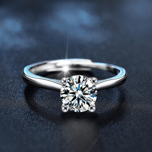 MZMZ platinum ring women's pt950 platinum knot engagement fashion new diamond ring Valentine's Day gift for girlfriend and wife next day delivery/light luxury four-claw moissanite diamond ring