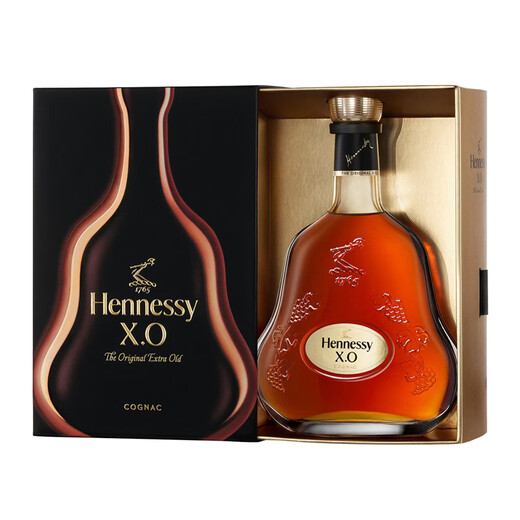 轩尼诗（Hennessy）XO  法国进口 干邑白兰地酒 洋酒烈酒 礼盒装 XO 1000mL 2瓶
