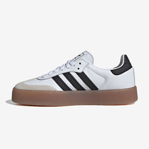 阿迪达斯adidas三叶草女鞋SAMBAE经典厚底运动鞋小白鞋德训鞋T头鞋 JI1349 36