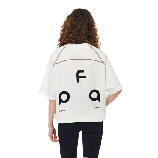 FPA Schnelltrocknen 7A Antibakterielles Hasselblase-Linie kurzärmelige trendige Marke Trendy Summer Round Hals Lose lässiges Paar halbärmelte T-Shirt Black L.