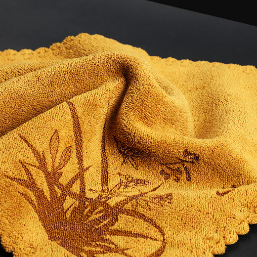 Easy house tea set accessories tea towel towel cloth thickened velvet tea cloth absorbent dry tea table tea towel raising pot towel