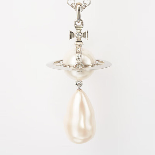 VVIENNE WESTLOCK purchasing spot WESTLOCK Queen Mother's new three-dimensional sphere pearl pendant necklace for girlfriend to send her old age silver