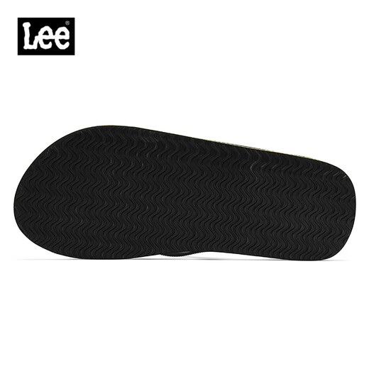 LEE FLIP FLOPS Zapatos para hombres para el verano Nuevas zapatillas deportivas transpirables para hombres Sandalias de playa anti-Slip Beach Men Black 41 (255 mm)