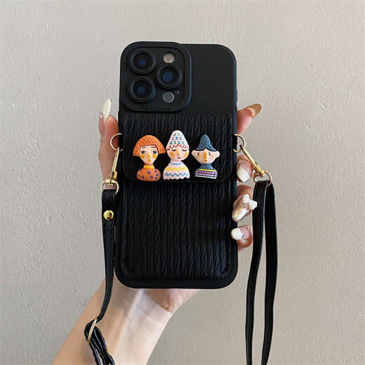 Lingliu suitable for vivos30pro mobile phone case oblique strap s19 portable 20 simple coin wallet s18pro bracket s17 light luxury printed butterfly 16Pro creative 15/12 brown master dog card case + lanyard vivo s16