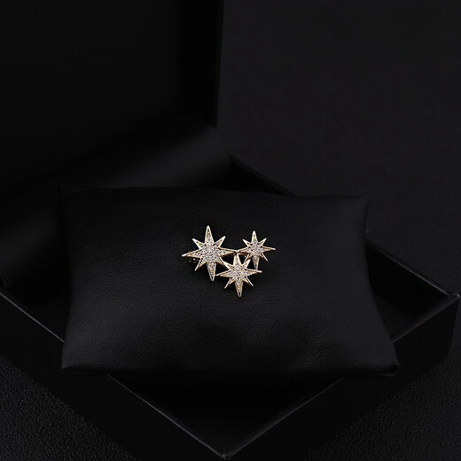 Puli UK NextVlone new high-end brooch for men and women smooth sailing navy sailboat brooch brooch star gold