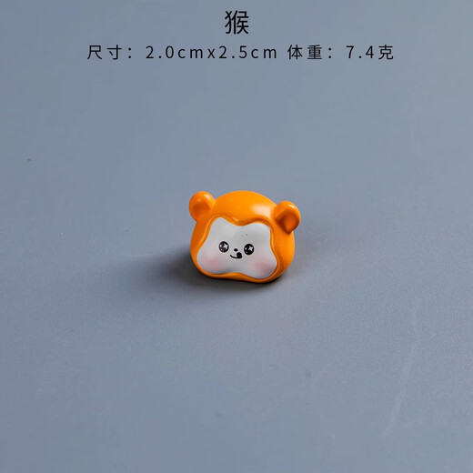 Xixiao creative tilted head twelve zodiac signs diy decoration accessories mini desktop small ornaments children's toy model gift 12 cute zodiac signs (set)