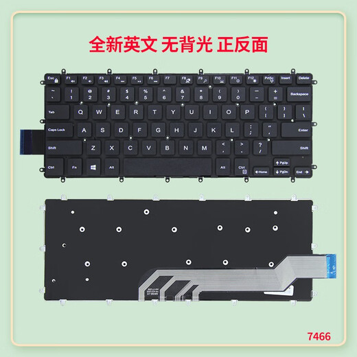
Original Dell Inspiron 13-7373 7370 7368 7378 7380 3480 5370 Keyboard Brand new English White backlight