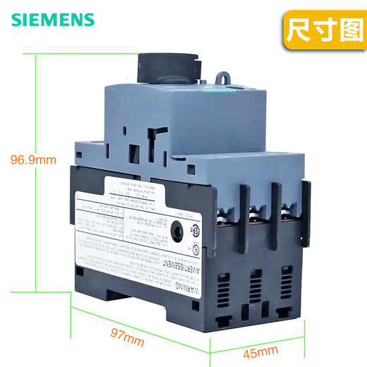 Original genuine Siemens SIEMENS motor circuit breaker motor switch 3RV6021 motor protector replacement 3VU1640 1021 3RV6021-4EA15 27-32A 3P with 1 open 1 closed contact