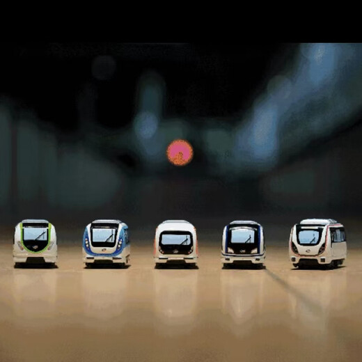 IGIFTFIRE Suzhou Metro Q version train model alloy train locomotive static boy toy children's car gift Line 11 + display box