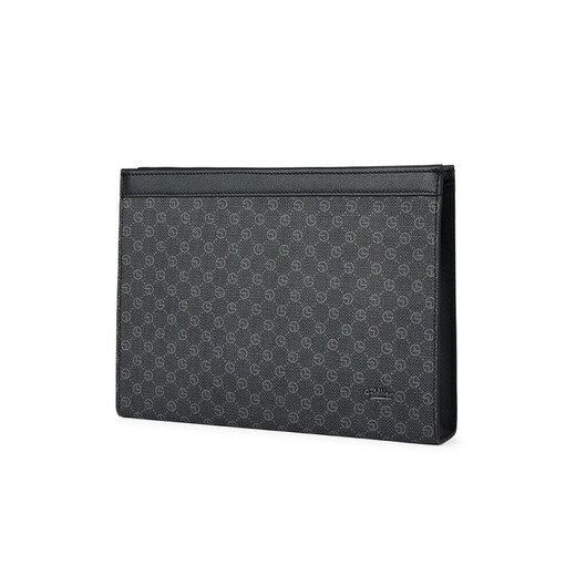 Jinlilai handbag envelope bag men's bag PVC clutch long card bag wallet birthday gift for boyfriend
