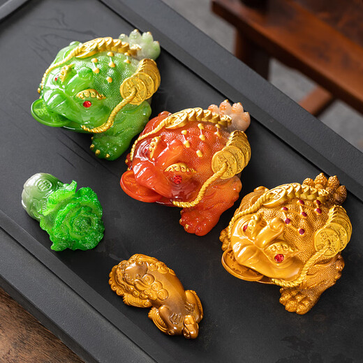 Meikejie's color-changing tea pet tea table decorations can support creative personality, cabbage, Baicai toy tea set, tea ceremony accessories, new style cabbage