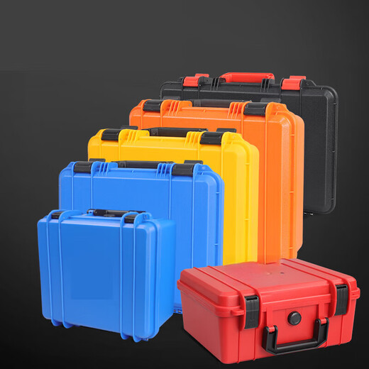 Yonghuan kleiner und mittelgroßer Werkzeugkasten Kunststoff Dicked Safety Instrument Ausrüstung Box Speicher Gezeitendruckkasten 3527 Die leere Box enthält keine Baumwolle