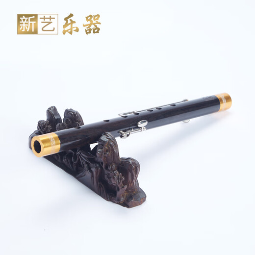 Neue Kunst (Xinyi) plus Key Tube Musical Instrument Tränengas einzelner Rohrfische Erwachsene können den korrigierten Sound 4 Bass 3 Plus -Tasten Ebenholz Fügen Sie den Schlüssel G -Schlüssel hinzu [häufig verwendet bei Anfängern]