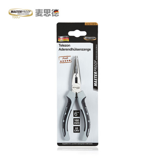 Masterfeste deutsche Zange mit Spitzenzellen mit Zähnen, Spitzenzellen, Drahtschalter, Fischereizange 6 Zoll 15816: 6 Zoll spitz-multifunktionaler Zange