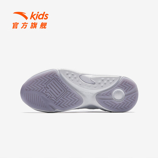 ANTA Children's Sandals Girls' Shoes 2025 Summer New Overbearing Frame Shoes Sports Shoes Baotou Beach Sandals Girls White/Yangxu Purple-6 33