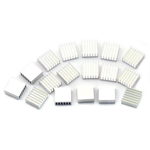 Dafuri heat sink pure aluminum radiator notebook radiator 14*14*6MM (5 pieces) default