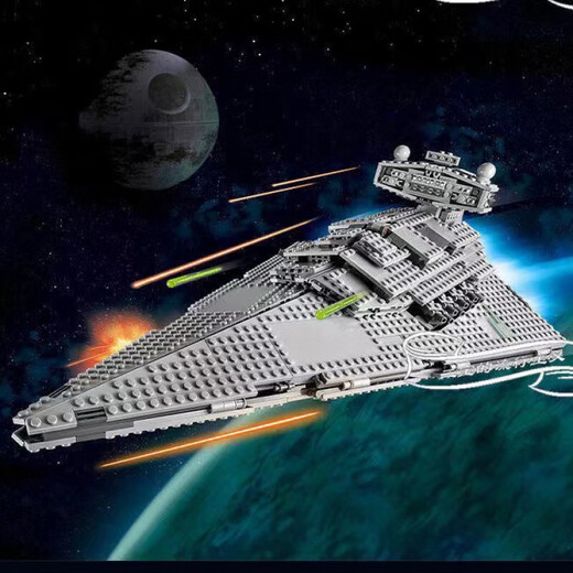 乐高难度星际飞船帝国歼星舰模型星球大战积木拼装玩具高难度 千年隼-1381颗粒