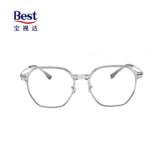 
Zeiss [Glass of Super Value] Zeiss Myopia Glasses Men and Women's Trendy Glasses can be equipped with titanium mirrors anti-blue aspherical lenses Full frame titanium OW12001-C30 gray-transparent frame with German Zeiss Vitner 1.60 anti-blue lenses