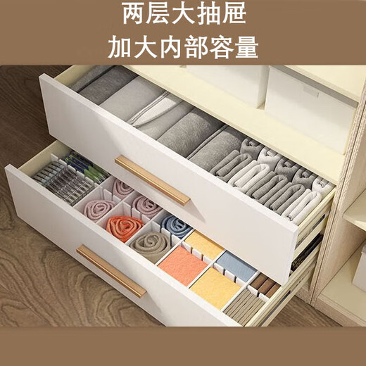 Shenglang Stahlgarderobe Schrank Schlafzimmer Miethaus einfache Garderobe Schiebetür Ganzes Haus Custom Garderobe Moderne einfache Y719