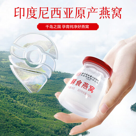 Beijing Tongrentang Instant Bird's Nest 40g * 15 Boîte-cadeau Boîte cadeau Boîte cadeau pour les aînés aux parents