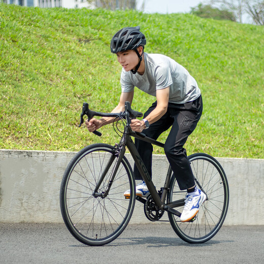 Xidesheng Road Bike RC160 Cycling Sports Adulto Adolescente Fitness Estudiante Transmisión de velocidad Fog de una sola niña gris/brillo 480 mm (165-175 cm)