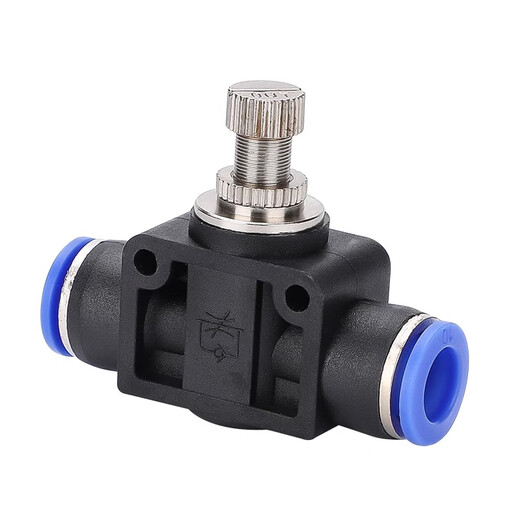 Pneumatic quick connector LSA one-way adjustable pipeline throttle valve trachea quick plug LSA-4 6 8 10 12 LSA-12