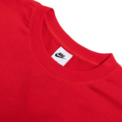 耐克（NIKE）男装女装法式毛圈情侣运动服健身训练休闲卫衣套头衫圆领外套上装 FN3889/本命年红色 男女同款 单 S