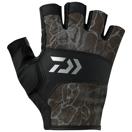 DAIWA Spring/Summer 25 DG-8025/8125 3/5 Finger Lure Fishing Gloves Stretch Outdoor Yudong Gloves DG-8125 5 Fingers Tide Blue L