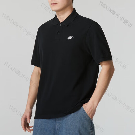 耐克（NIKE）短袖男2025春季新款翻领POLO衫休闲运动T恤跑步服FN3895 FN3895-010/透气 S 100-120斤