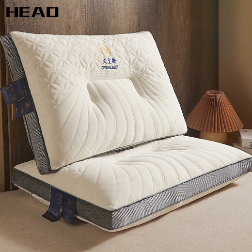 SHULIQIAN pillow for sleeping, cervical vertebra latex pillow, a pair of cervical vertebra pillows, neck protection pillow core, zero pressure sleep, space memory, space capsule latex pillow neck protection style - low pillow 48*74cm/only