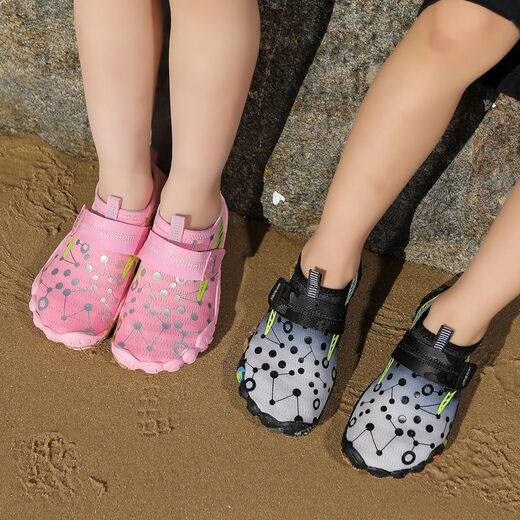 Jiaojing children's beach shoes, special reef shoes for sea and sand prevention, high-speed interference, water tracing, outdoor rope skipping, rock climbing, non-slip socks, H-2 purple 33