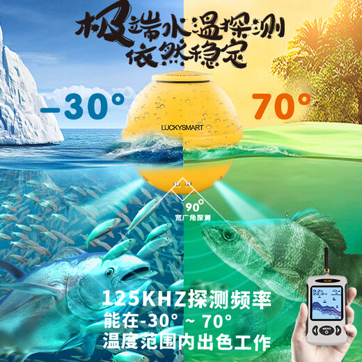 Leqi Wireless Sonar Detector Ультразвуковой подводной подводной рыбацкий детектор сонар Luya Wireless Advanced Model