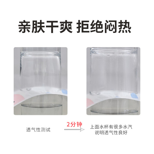 Babyprints Baby septum pad Newborn washable care pad Thickened baby urine pad 1 pack Medium size 70*50cm