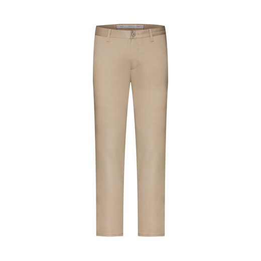 Seven Wolf [Cleft and Cleft] Casual Pants for Men Straight Comfortable and Stretch Casual Business Fashion Men's Long Pants Men's Pants 701 (Khaki) 33