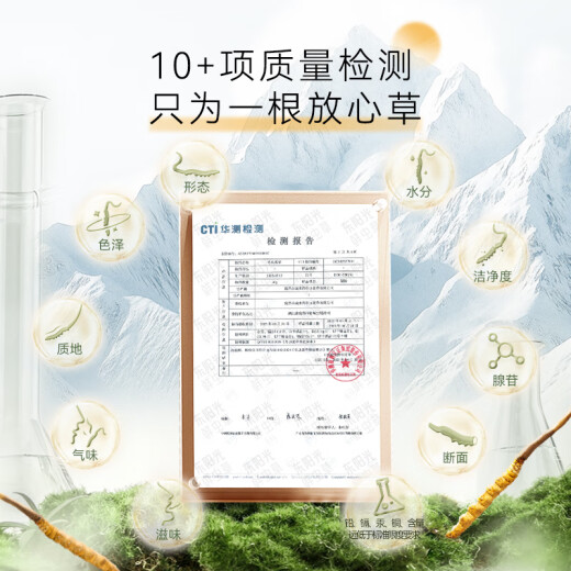 东阳光有机冬虫夏草3-4根/克  新干虫草礼盒 补品送父母长辈端午节礼物 11克【送礼甄选】
