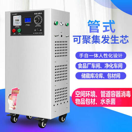 Maple Flower 10G30G50G Ozone Disinfection Machine CYJ1910D-Y Ozone Generator Food Factory Workshop Breeding Farm Warehouse Unit School Sterilization Disinfection Ozone Machine Customized 20G Manual Automatic Timing Integrated + LCD Display (Two Outputs)