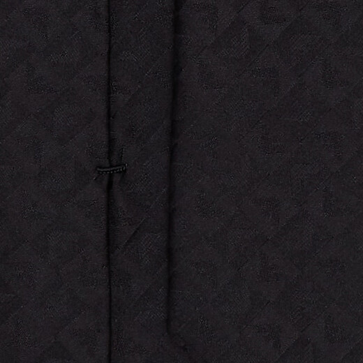 EMPORIO ARMANI/阿玛尼官方旗舰新款男士通体Logo提花桑蚕丝正装手打领带25夏季 00020-黑色