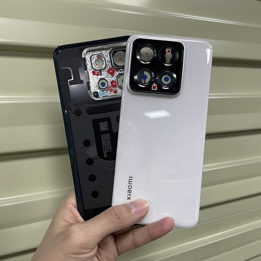 Z is suitable for Xiaomi 14 original glass back cover, Xiaomi 14pro original back case and mobile phone rear screen, Xiaomi 14 back cover with frame lens, black 99