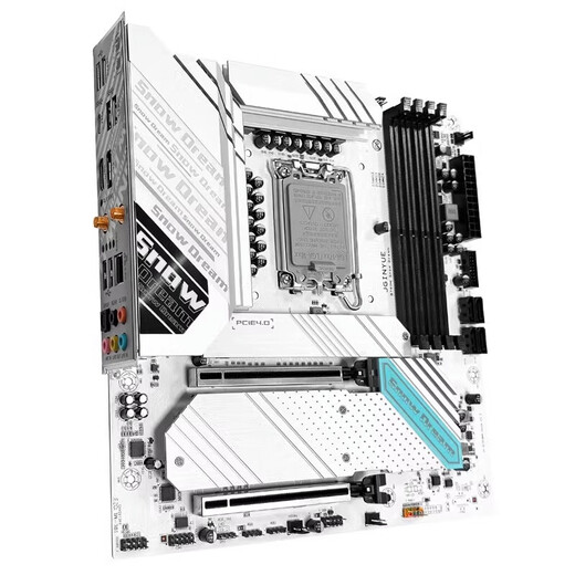 精粤M雪之梦 GAMING ITX 系列ARGB白色主板D4/D5台式电脑主板 D4 12013 14代全支持 三年质保 超值装机 INTEL B760 x  无内存