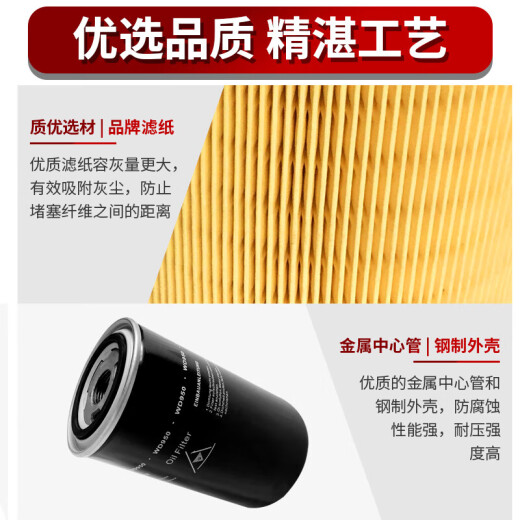 螺杆式空压机油过滤器滤芯专用配件大全WD719 WD950 WD962 油滤器 WD940大牙口径23mm_适用于11-15k