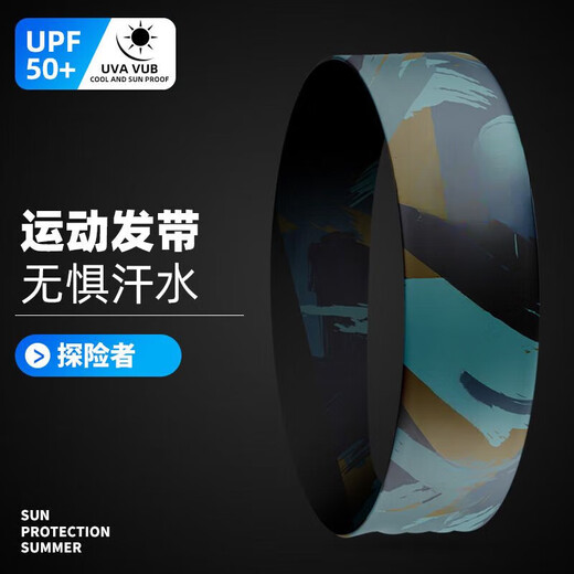 UOSU运动发带止汗带头带男运动吸汗导汗带头巾健身运动女篮球防汗跑步 流年