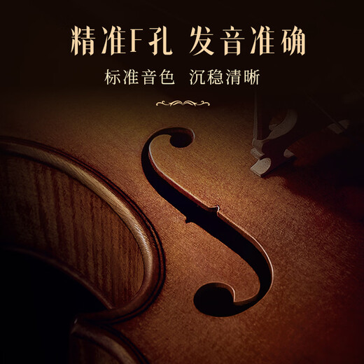 
Xi'an violin solid wood violin beginners' handcraft professional grade children's adult orchestra grade exam solo music Xi'an-4/4 (155cm-220cm suitable)