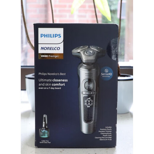 Philips Schwarzer Hive S9000 Ganzkörper Wäsche Waschen von Männern Elektroschütze Razor SP9841 9871 9885 SP9841 mit Reinigungseimer