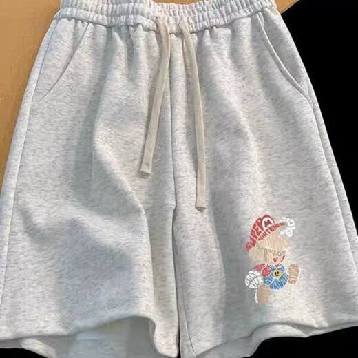 Neue Sommer-Casual-Shorts-Kurzfilme Herren-Kurztrocknungen loser heterosexueller Sport fünf Punkte Hose Trendy Brand Shorts SJ XI F698 Black 5xl