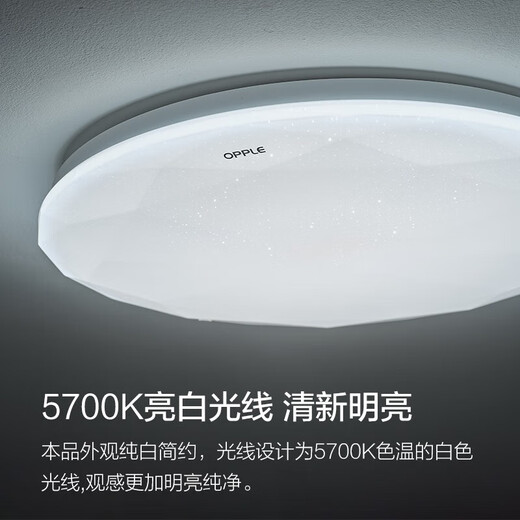 OPPLE Eye Protection Ceiling Lamp Living Room Lamp LED Lighting Bedroom Lamp Simple White Light-24W
