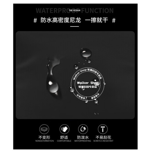 Walker Shop小型双肩包男轻便迷你小书包运动休闲防水短途旅行小包男士小背包 黑色-迷你号【礼盒装/京仓发货】