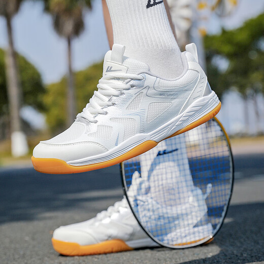 Warrior sports shoes men's shoes badminton shoes training shoes wear-resistant breathable casual shoes WXY(ZA)-4564 rice gray 40