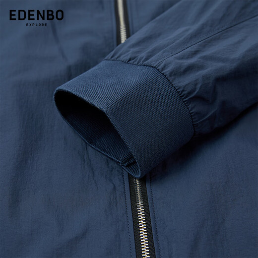 Edenbo casual jacket men's spring and autumn workwear simple versatile windproof jacket navy blue 175/92A (XL)