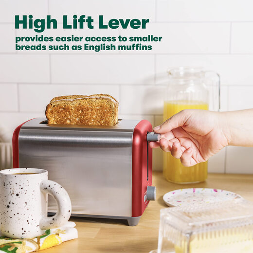 BELLA household toaster, stainless steel toaster, small kitchen appliances